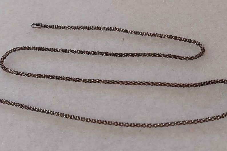 Silver chain blackened // sterling silver // nostalgic in different lengths image 2