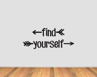 Find Yourself Vinyl Decal