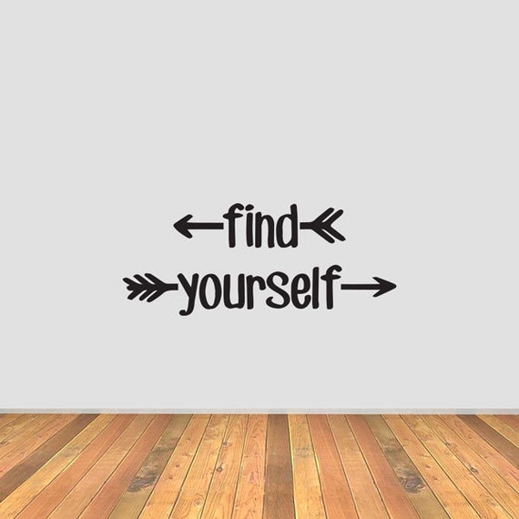 Find Yourself Vinyl Decal Etsy