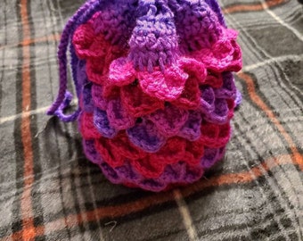 Rainbow XL Dragon Egg Dice Bag