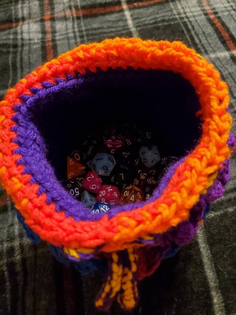 Rainbow XL Dragon Egg Dice Bag