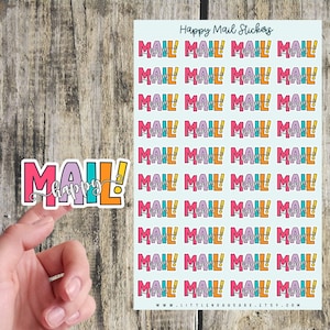 Happy mail stickers