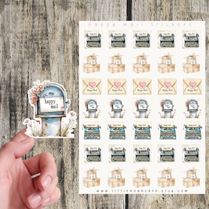 Snail mail stickers