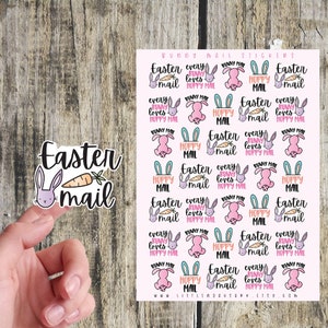 Pegatinas de correo de Pascua