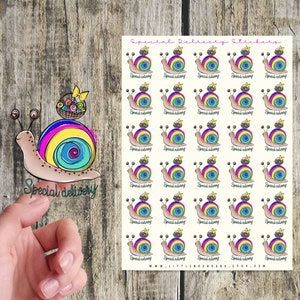 Pegatinas para sobres de entrega especial