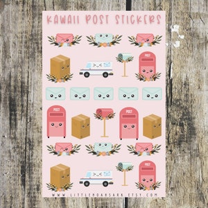 Pegatinas de publicaciones kawaii