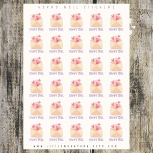 Pegatinas de correo feliz