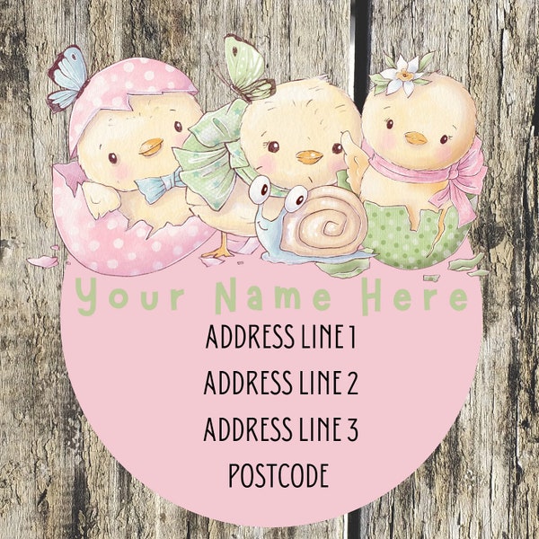 Easter Address Labels Etsy
