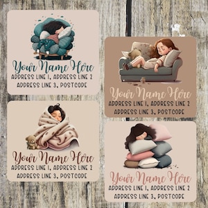 Nap time address labels