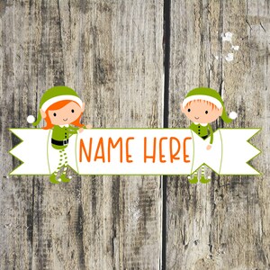 Stickers prénoms elfes