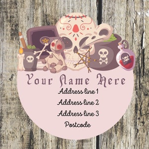 Gothic address labels