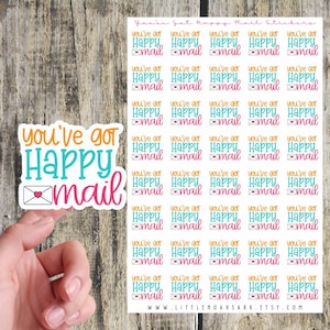 Tienes pegatinas de correo feliz