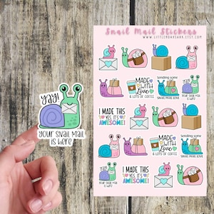 Pegatinas de correo postal