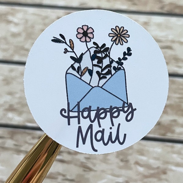 Happy mail stickers