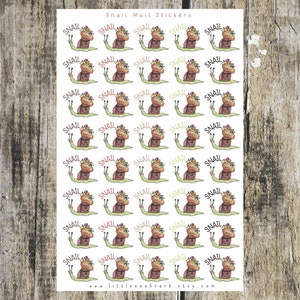 Pegatinas de correo postal
