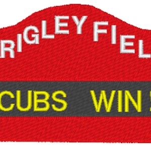 Plaque de victoire des Cubs de Chicago - 3 tailles - plusieurs formats