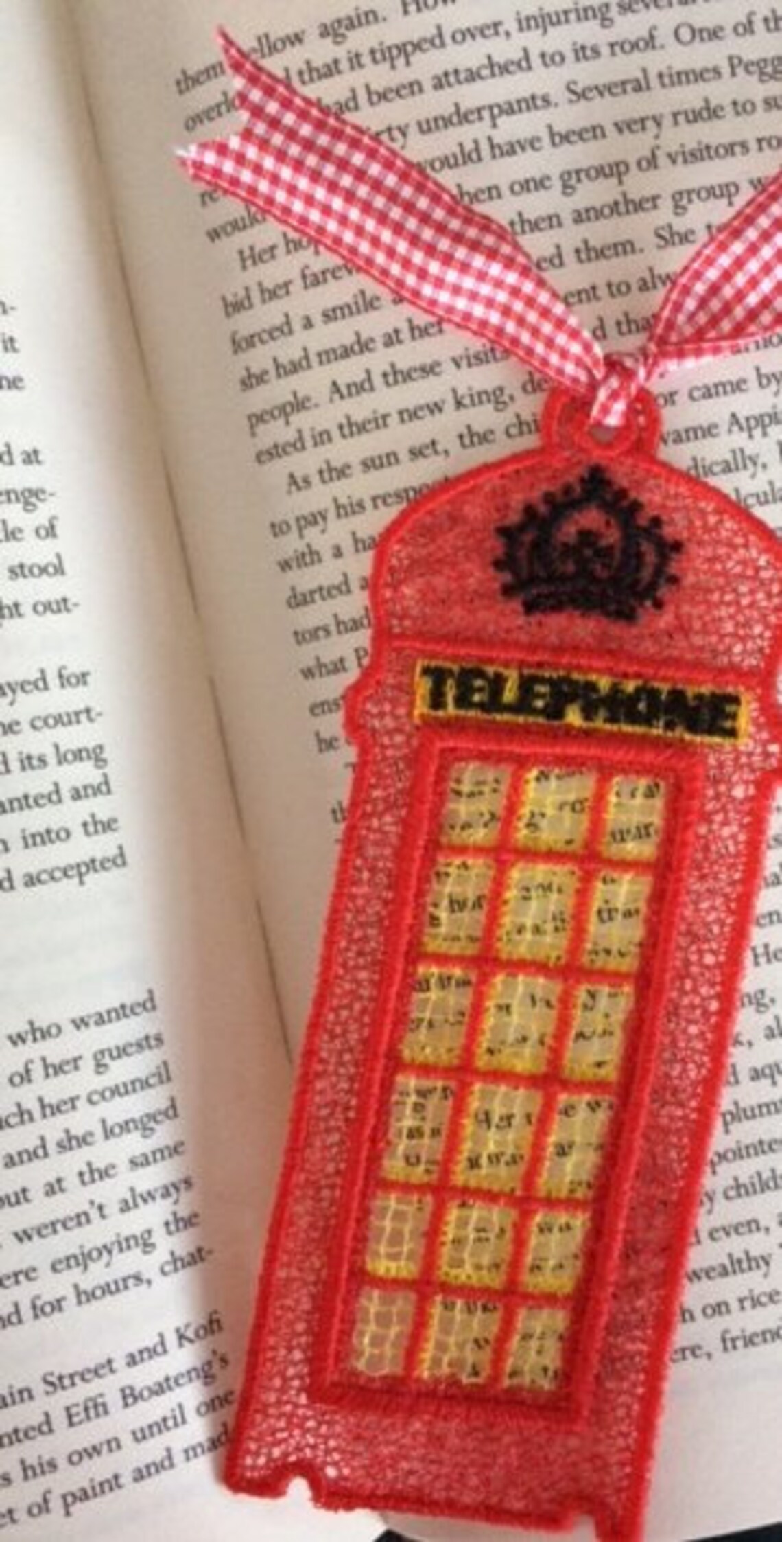 FSL Bookmark London Phone Booth Book Lovers Gift London is Etsy