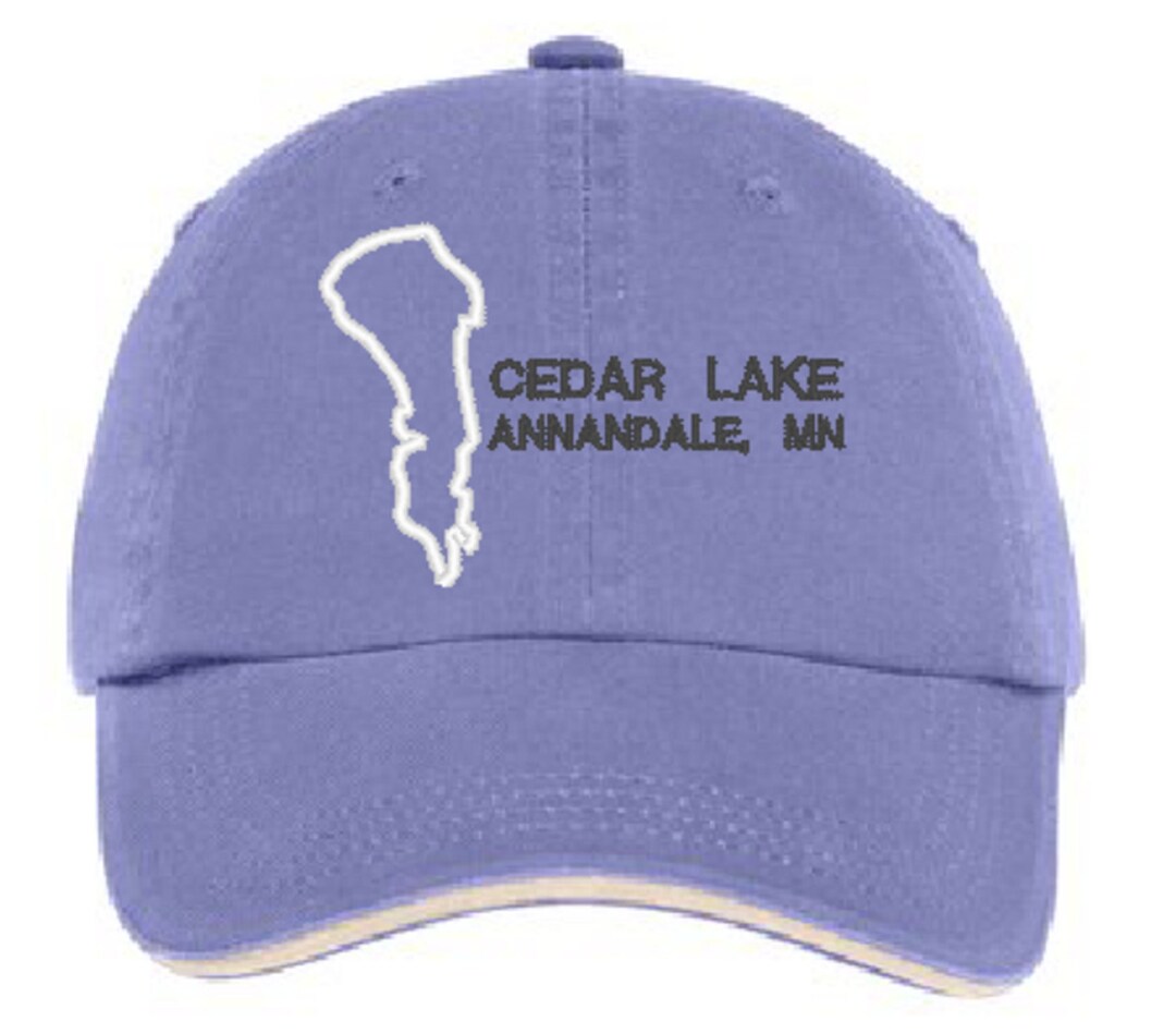 Cedar Lake, Annandale Minnesota Machine Embroidery Design File, 3 Sizes