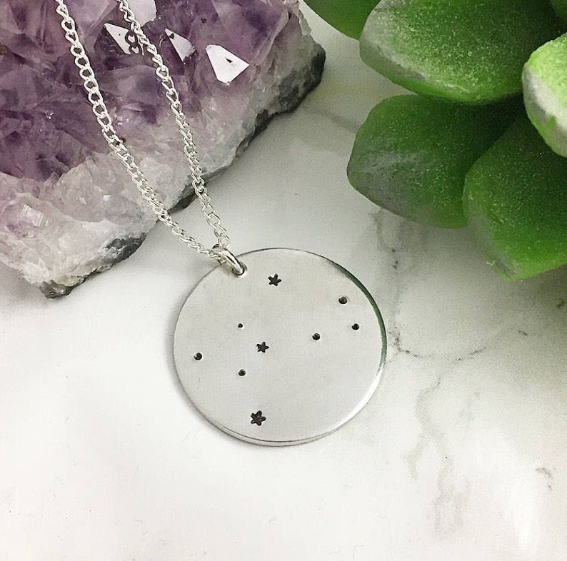 Virgo necklace star sign necklace- birthday gift gifts for her Mother/'s Day Gift Virgo constellation necklace zodiac necklace