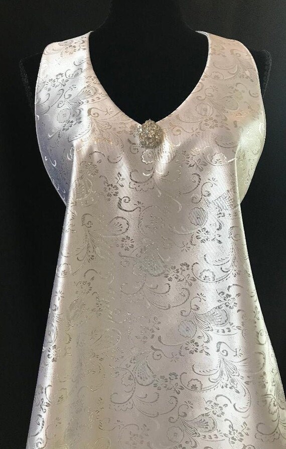 Bridal Bib By Classy Clothing Covers In Silver Btocade And Etsy