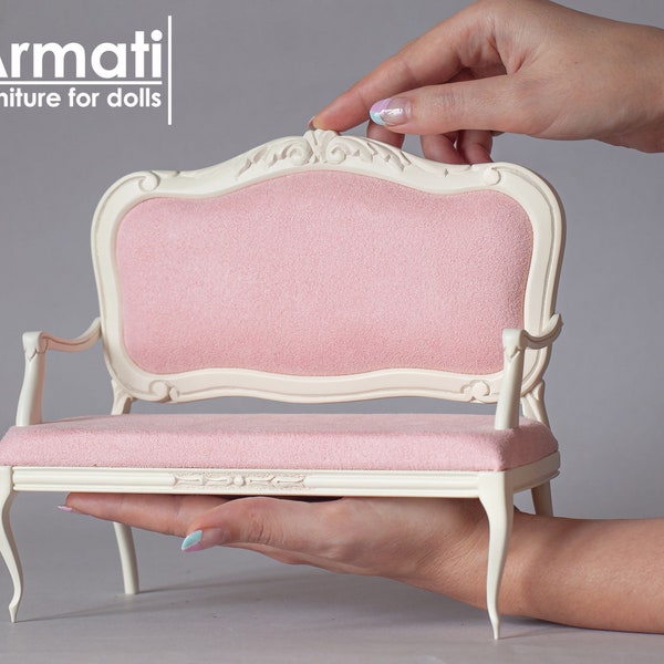 Sofá para muñeca 1/6 , Silla para Blythe, Momoko, , FR y otros 1/6 muñeca