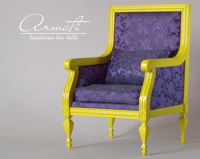BJD Doll Furniture Armchair for Doll MSD 1/4 Etsy