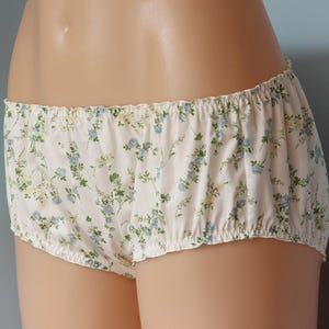 Organiczne bawełniane majtki: lekkie, Liberty Floral Big Grandma Knickers, Apple Catcher Annie+