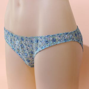 Liberty print panty. Eco conscious gift. Floral lawn and organic cotton knickers.