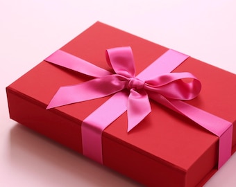 Lingerie Gift Box, Thick Satin Ribbon and Personalized Note