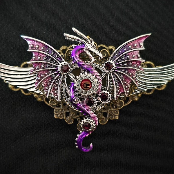 DE BROOCH BLUE DRAGON VEIN