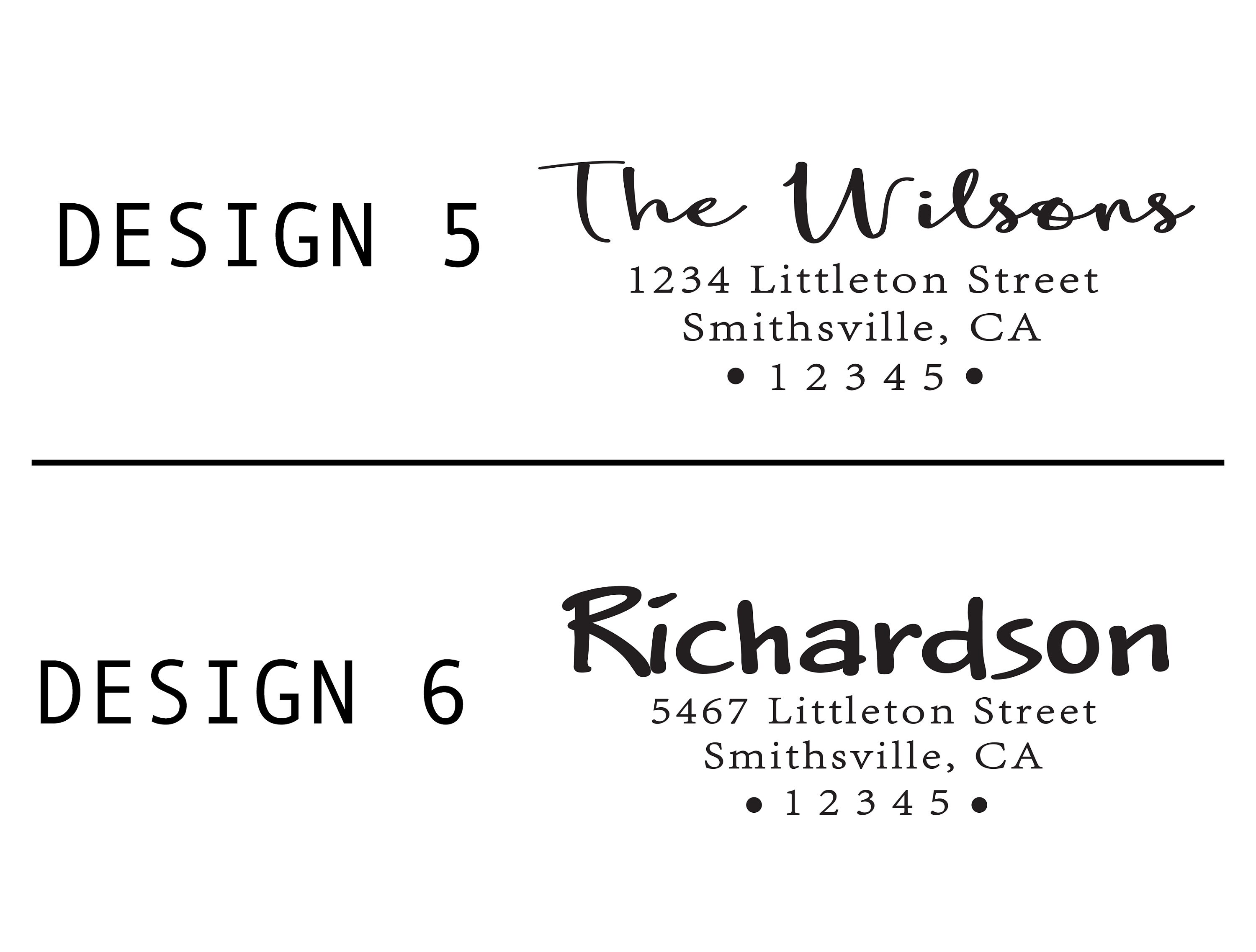 Address Stamp Self Inking Return Address Stamp Etsy