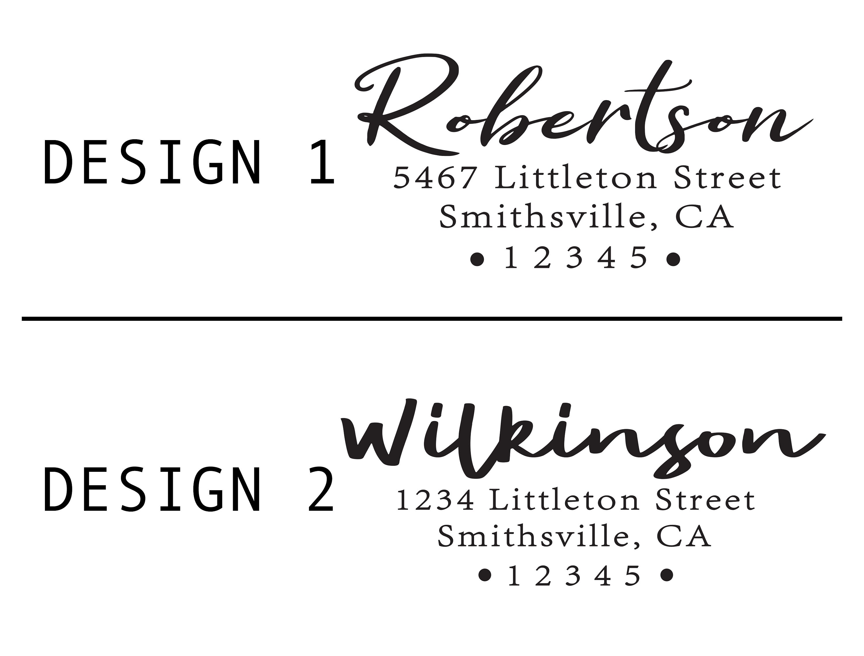 Address Stamp Self Inking Return Address Stamp Etsy