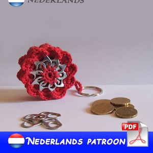 mini coin purse with pop tabs crochet pattern PDF DUTCH *not English*