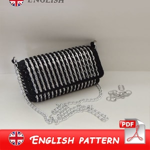 Pop tab purse crochet pattern PDF ENGLISH