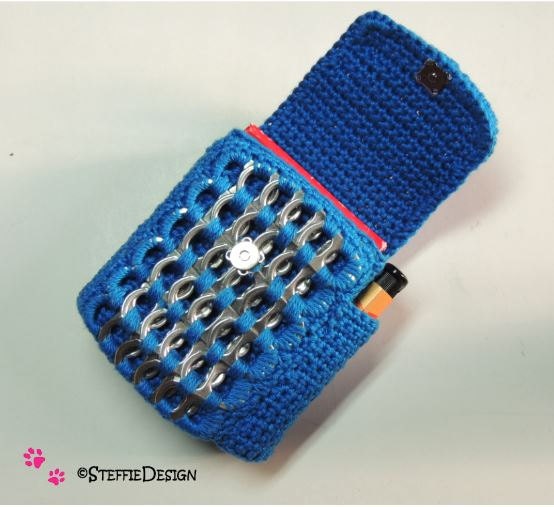 crochet cigarette holder Ravelry: All-in Tobacco Pouch pattern by Marije Kloet Crochet Vape Holder - Natural