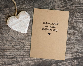 Kraft Fathers Day Card For Recently Bereaved Loss Of Father Or Child