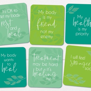 30 Affirmationskarten, die dir durch eine Krankheit und den Heilungsprozess helfen