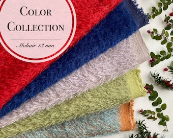 Color collection! German mohair 13 mm for teddy bears/ size 35x50cm,mohair for teddy bears/ very soft mohair