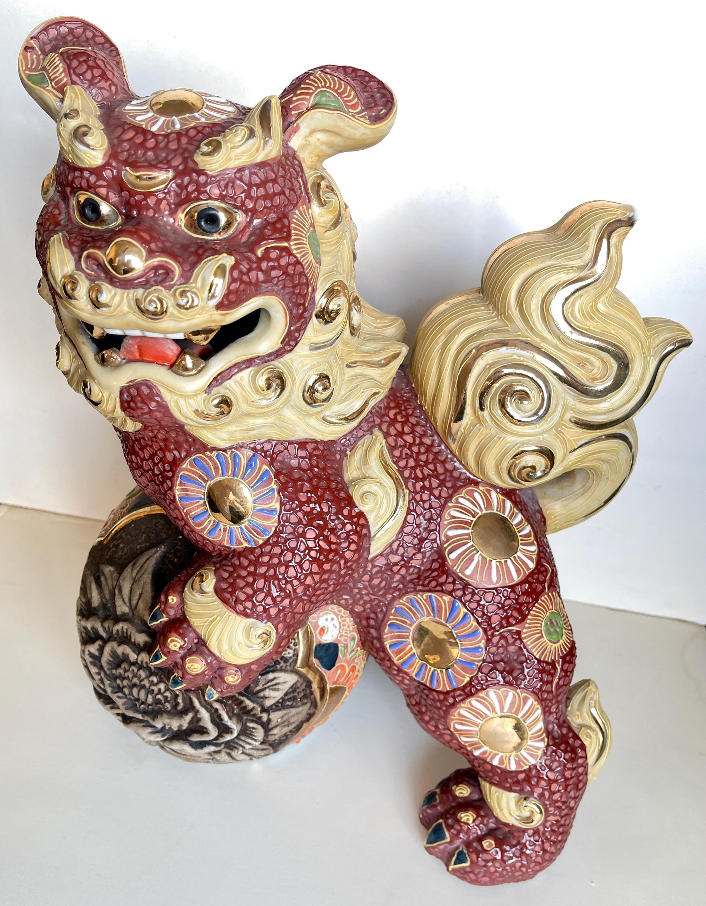 Kutani Foo Dog - Etsy