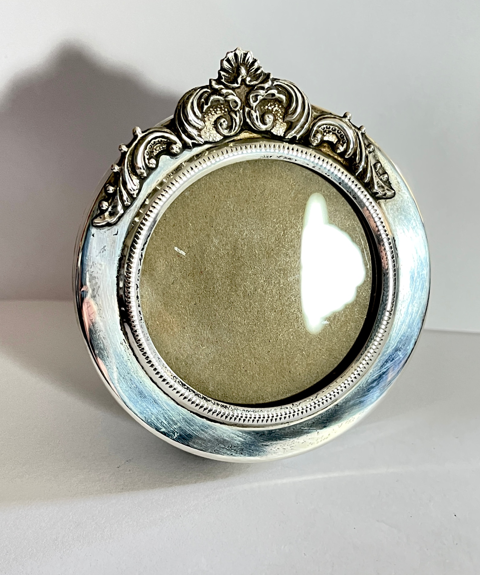 Sterling Silver Miniature Frame Baby Photo Ornate Vintage Etsy