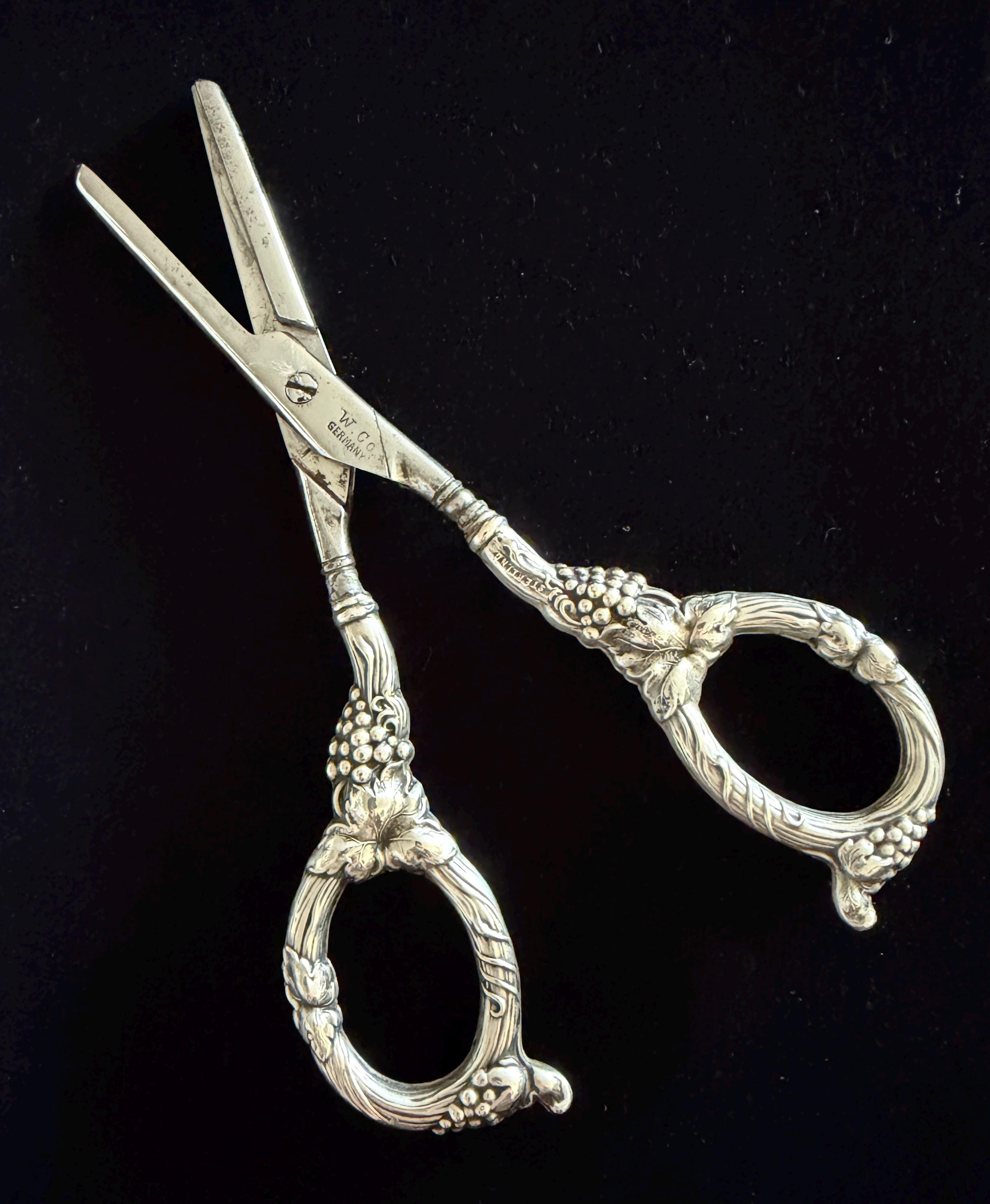 Sterling Silver Grape Scissors - Etsy