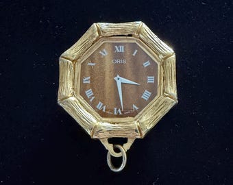 Jufrex 17 Jewels Swiss Made Mechanical Ladybug Watch Gold-plate