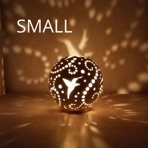 Hummingbird Gifts Ceramic Tea Light Candle Holder Handmade Home Decor ...