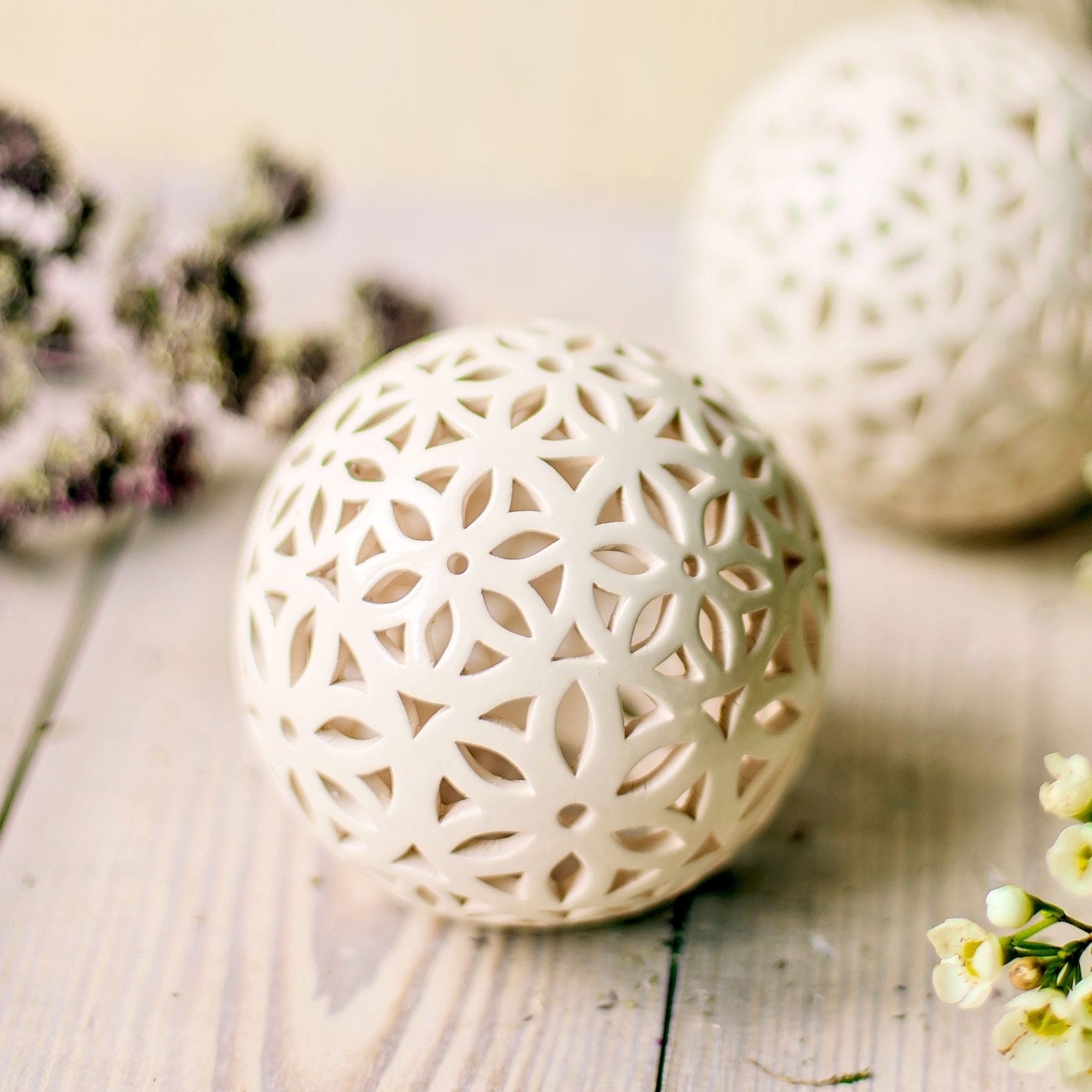 Porte-Lampe à Thé avec Motif de Fleurs Père La Mariée Cadeau Noël Bougie Lanterne Lumières Soirée Pe