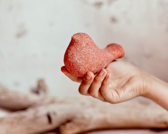 Figurine d'oiseau en céramique - cadeau pour un amoureux des oiseaux qui déménage ou vient de se fiancer