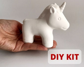 Unicorn DIY Craft Kit: Paint Your Own Ceramic Figurine