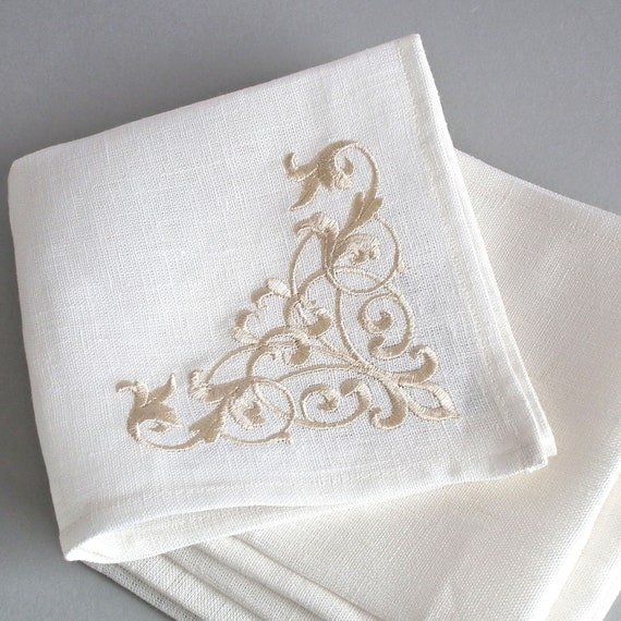 Serviettes De Table En Lin Beige 40x40cm - Coton Et Lin - Lavable Machine - Élégantes Pour Restaurant, Fête, Maison