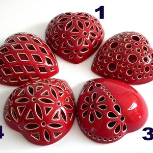 Red heart magnet - coworker leaving gift for women Ceramic fridge or whiteboard magnet for cubicle or girl dorm decor