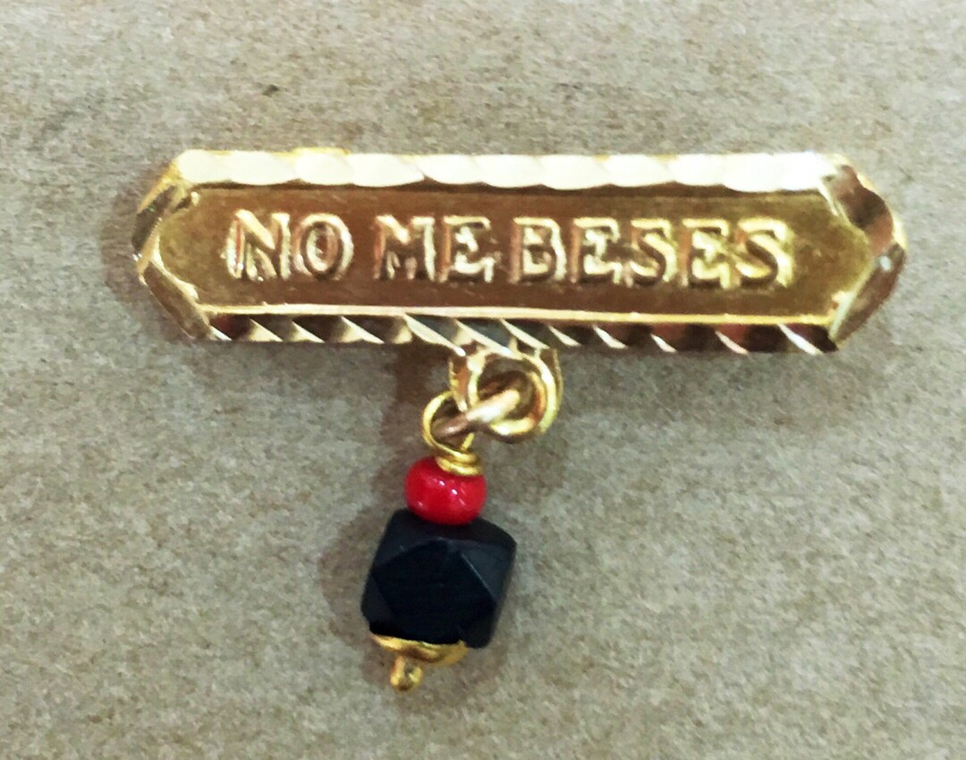 14kt Gold Baby Pin in Spanish No Me Beses Etsy