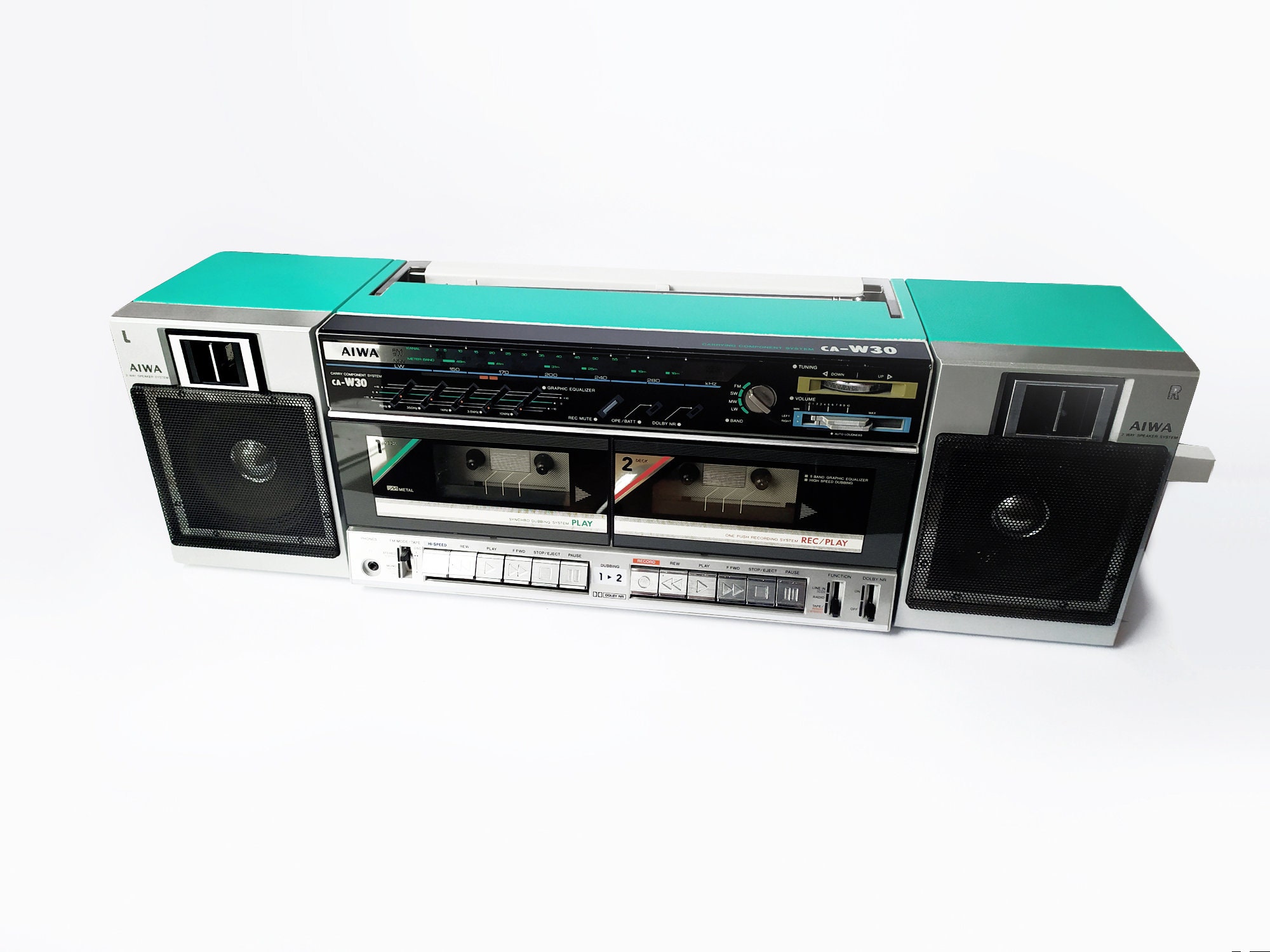 Aiwa Dual Cassette Player Recorder
